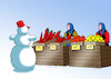 Cartoon: snehotrh (small) by Lubomir Kotrha tagged winter,frost,the,snow,snowmen