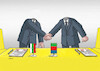Cartoon: statnohlav (small) by Lubomir Kotrha tagged politicians,politics,contracts,agreements,promises