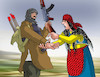 Cartoon: talivestec (small) by Lubomir Kotrha tagged afganistan,taliban,usa,war
