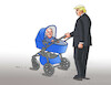 Cartoon: trukoc (small) by Lubomir Kotrha tagged usa,wahlen,biden,trump,senators,guverners