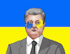 Cartoon: ukporosenko (small) by Lubomir Kotrha tagged ukraine,election,president,poroshenko,zelenskij,europa,russia
