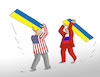 Cartoon: ukraplesk (small) by Lubomir Kotrha tagged ukraine,russia,usa,putin,biden,eu,nato,war,peace