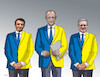 Cartoon: ukrasaka (small) by Lubomir Kotrha tagged usa,ukraine,trump,macron,merz,starmer,war,weapons