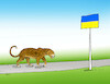 Cartoon: ukratankleo (small) by Lubomir Kotrha tagged ukraine,russia,the,war,tanks,leopard