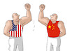 Cartoon: usachinasval (small) by Lubomir Kotrha tagged china,usa,dollar,economy,money