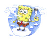 Cartoon: Sponge cloud (small) by Trippy Toons tagged spongebob,sponge,bob,squarepants,schwammkopf,cannabis,marihuana,marijuana,stoner,stoned,kiffer,kiffen,weed,ganja