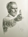 Cartoon: Clint Eastwood (small) by Jano tagged clint,eastwood,pencil,drawing