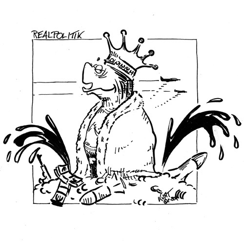 Cartoon: Realpolitik (medium) by kurtsatiriko tagged berlusconi