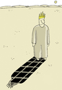 Cartoon: the king is in danger (small) by kotbas tagged king,risk,life,danger