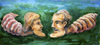 Cartoon: Eden (small) by Jan Kment tagged couple,snale,woman,man,love,nature,move