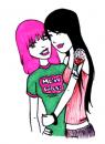 Cartoon: Friends (small) by naths tagged girls,friends