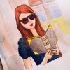 Cartoon: street style (small) by naths tagged girl,chanel,street,style
