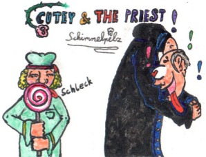 Cartoon: Untergang des Vatikans III (medium) by Schimmelpelz-pilz tagged beauty,and,the,priest,parody,parodie,priester,pädophilie,missbrauch,kinderschändung