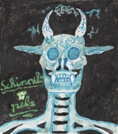 Cartoon: Elektroteufel - Electric Devil (medium) by Schimmelpelz-pilz tagged elektrisch,elektrizität,teufel,dämon,elecricity,electric,devil,demon,horns,hörner,monster,creature,kreatur,shock,schock,impuls,impulse,fantasy,phantasie,röntgenbild,xray,ray,fangs,reisszähne