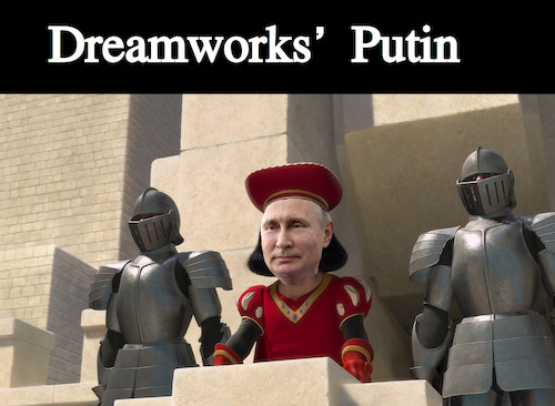 Cartoon: Pixar s Putin (medium) by Schimmelpelz-pilz tagged meme,wladimir,vladimir,putin,small,little,tiny,dwarf,gnome,shrek,movie,film,bösewicht,tyrant,dictator,diktator,tyrann,evil,böse,zwerg,klein,winzig,russia,russland