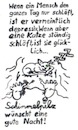 Cartoon: Katzenschlaf (small) by Schimmelpelz-pilz tagged katze,schlaf,schlafen,katzenschlaf,depression,depressiv,glück,glücklich