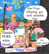 Cartoon: Pure Blue Blood (small) by Schimmelpelz-pilz tagged incest,baby,carriage,feet,toe,toes,fin,fins,mutant,mutation,right,winged,playground,degeneration,degenerate,missing,exogamy,nazi,neonazi,fascist,fascism,pure,blue,blood,white,power