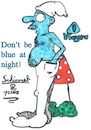 Cartoon: Viagra Smurf (small) by Schimmelpelz-pilz tagged viagra,smurf,smurfs,mushroom,mushrooms,bush,bushes,erection,problems,phallus