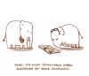 Cartoon: Elefantengedächtnis. (small) by puvo tagged elefant memory gedächtnis handschuh brille glasses glove
