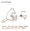 Cartoon: Frische Socken. (small) by puvo tagged fuchs,ente,socke,fox,duck,sock,freak