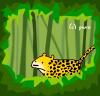 Cartoon: Grüne Hölle. (small) by puvo tagged leopard,dschungel,jungle,urwald,grüne,hölle,green,hell