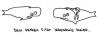 Cartoon: Schiefer Kraken. (small) by puvo tagged wal,kraken,kragen,schief,wortspiel