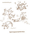 Cartoon: Schlitterhunderennen. (small) by puvo tagged schlitten,slide,hund,dog,sleigh,schlittern,rutschen,winter,glätte,glatt,slippy,rennen,competition,race,run,sport