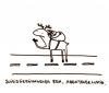Cartoon: suizidgefährdetes Reh. (small) by puvo tagged reh,suizid,selbstmord,straße,rucksack,wandern,anhalter,depressiv,deer,hitch,hiking