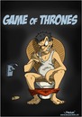 Cartoon: Game of Thrones (small) by Spanossi tagged gameofthrones juegodetronos toilette klopapier
