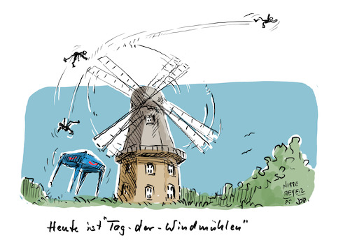 Cartoon: Intelligente Lösung ... (medium) by Jori Niggemeyer tagged heuteist,tagderwindmühle,noafd,fckafd,afdverbot,jori,joricartoon,niggemeyer,joriniggemeyer,cartoon,karikatur,heuteist,tagderwindmühle,noafd,fckafd,afdverbot,jori,joricartoon,niggemeyer,joriniggemeyer,cartoon,karikatur