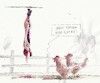 Cartoon: DEN TOTEN NUR GUTES (small) by Jori Niggemeyer tagged ostern,vergebung,osterhase,hühner,eier,joricartoon,joriniggemeyer