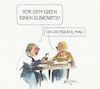 Cartoon: Der Sliwowitz (small) by Jori Niggemeyer tagged sliwowitz,essen,trinken,paar,mann,frau,kommunikation,ausgehen,essengehen,joricartoon