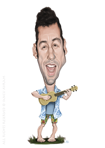 Cartoon: Adam Sandler (medium) by Iancu tagged adam,sandler