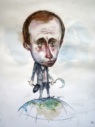 Cartoon: Putin (medium) by FARTOON NETWORK tagged putin,politic