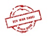 Cartoon: ROT-Stempel - ICH WAR DABEI - (small) by Andone tagged post,stempel,marke