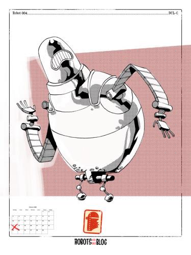 Cartoon: Robots en mi blog 04 (medium) by coleganelson tagged robot