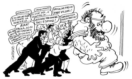 Cartoon: espulsione (medium) by massimogariano tagged staino,pd