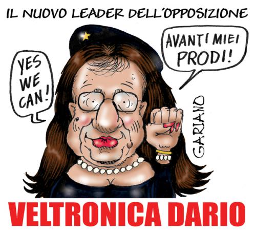 Cartoon: leader (medium) by massimogariano tagged veltroni,franceschini,prodi,berlusconi
