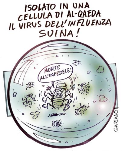 Cartoon: virus (medium) by massimogariano tagged virus,pigs,maiali