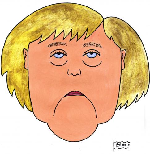 Cartoon: Angela Merkel (medium) by BAES tagged angela,merkel,deutschland,bundeskanzlerin,karikatur,karikaturen,angela merkel,politiker,bundeskanzler,angela,merkel