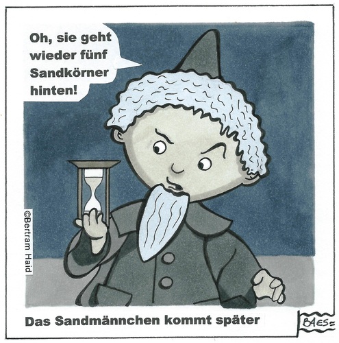 Cartoon: Das Sandmännchen kommt später (medium) by BAES tagged zeit,uhr,sandmännchen,comic,toon,cartoon,fernsehen,sanduhr,zeitumstellung,zeit,uhr,sandmännchen,comic,toon,cartoon,fernsehen,sanduhr,zeitumstellung