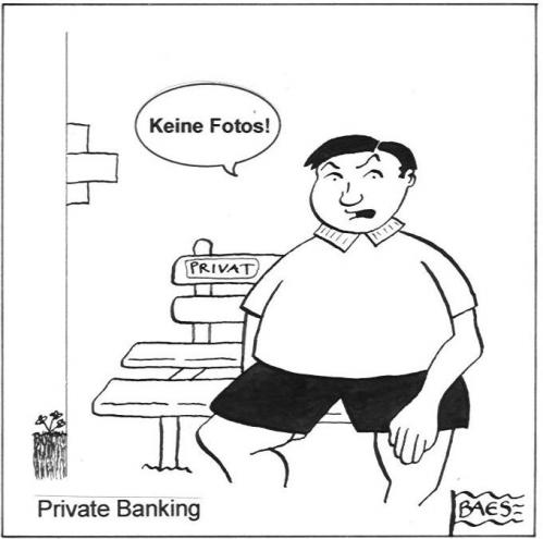Cartoon: Private Banking (medium) by BAES tagged mann,bank,privat,sparen,comic,mann,bank,privat,sparen,comic,private,banking