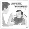 Cartoon: Babynahrung (small) by BAES tagged kind,kinder,baby,eltern,mutter,vater,papa,mama,nahrung,brei,erziehung