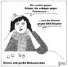 Cartoon: Kleine und große Wehwehchen (small) by BAES tagged grüne wahlen atomkraft gau landtagswahl atomkatastrophe japan krank medikamente angst deutschland
