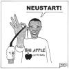 Cartoon: Neustart (small) by BAES tagged barack obama neustart hoffnung weißes haus amerika präsident