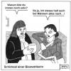 Cartoon: Schicksal einer Biometrikerin (small) by BAES tagged frau frauen klatsch tratsch beziehungen liebe sex biometrik freundinnen männer