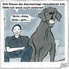 Cartoon: Tierische Alarmanlage (small) by BAES tagged hunde,diebe,einbrecher,haustiere,alarmanlagen,sicherheit