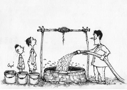 Cartoon: water (medium) by ombaddi tagged water