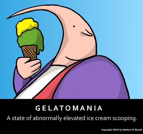 Cartoon: Gelatomania (medium) by perugino tagged gelato,ice,cream,dessert