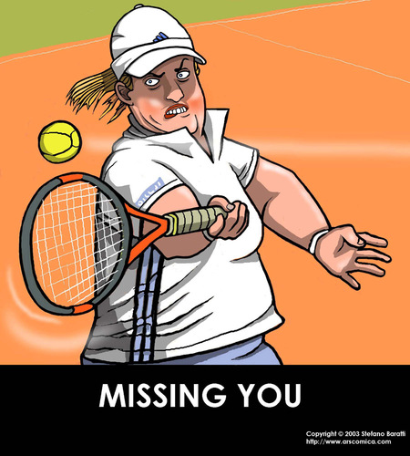 Cartoon: Greeting Cards (medium) by perugino tagged tennis,sports